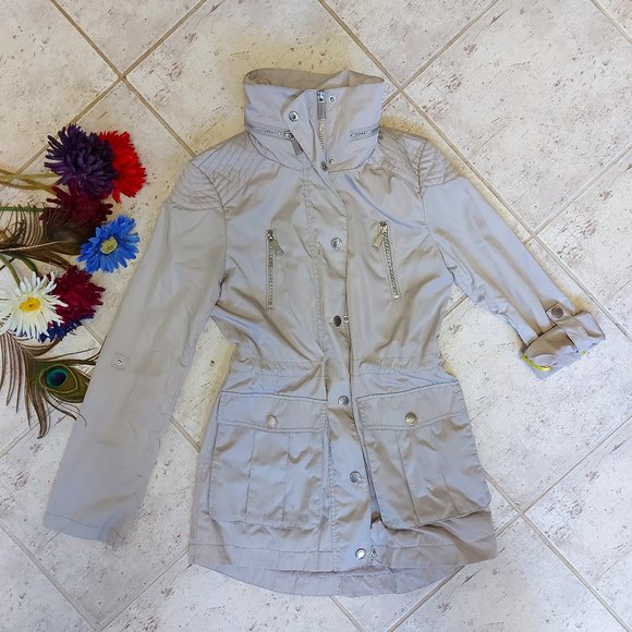 Beige wind jacket BCBG - Picture 1 of 11